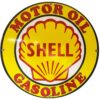 Shell Motor Oil Gasoline Rond Emaille Bord 30 cm | Shell