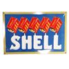 Shell Oil Cans Emaille Bord - 52 x 35cm | Shell