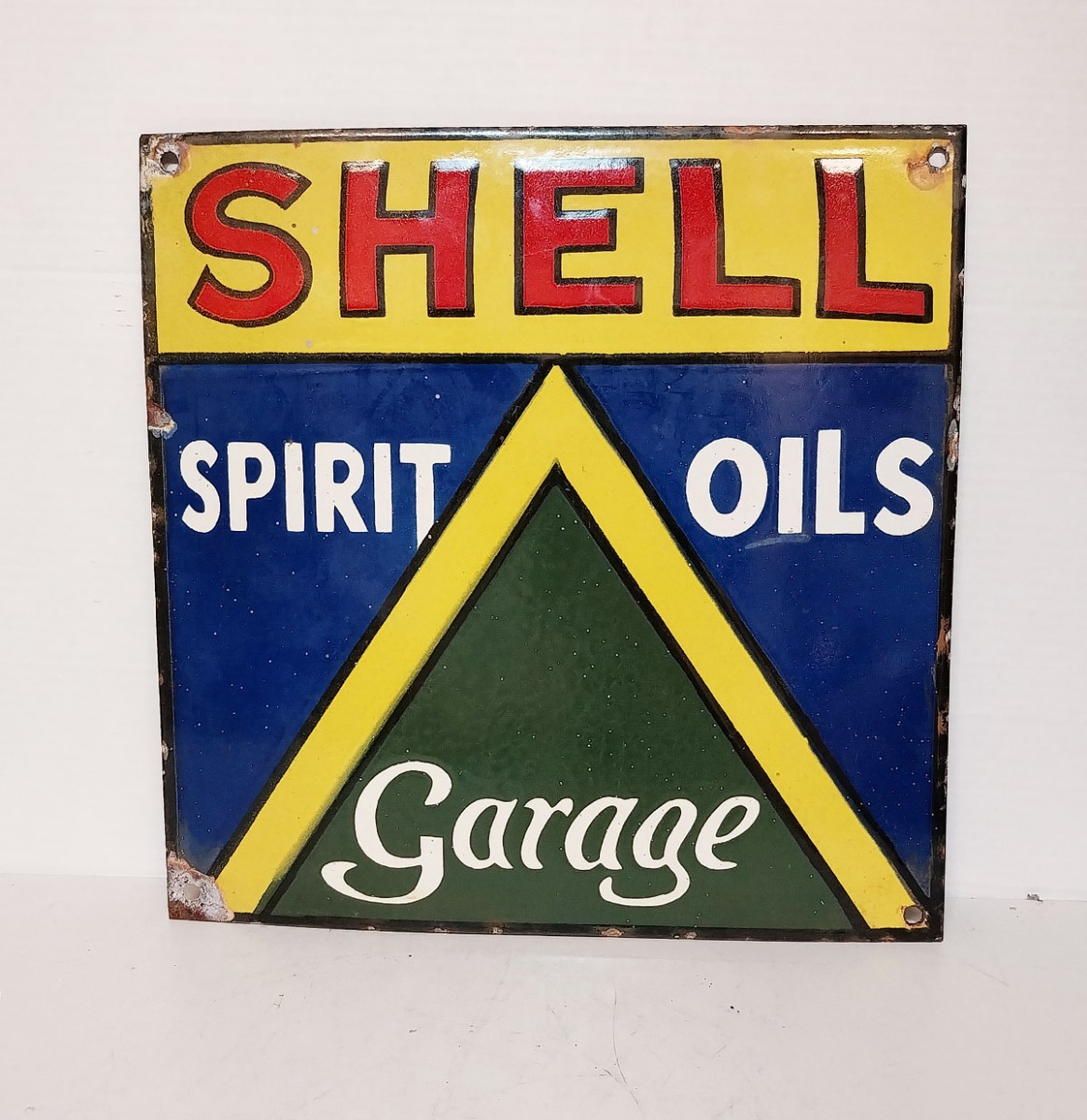 Shell Spirit Oils Emaille Bord 35