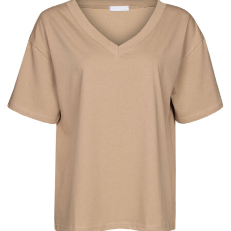 Shirt Katoen Beige | Fashionize