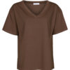Shirt Katoen Bruin