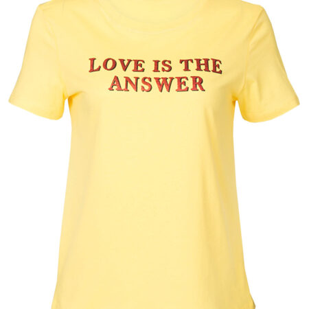 Shirt Love Geel | Fashionize