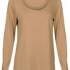 Shirt Viscose Camel | Fashionize