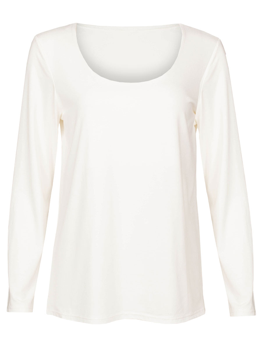 Shirt Viscose Ecru | Fashionize