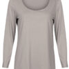 Shirt Viscose Taupe | Fashionize