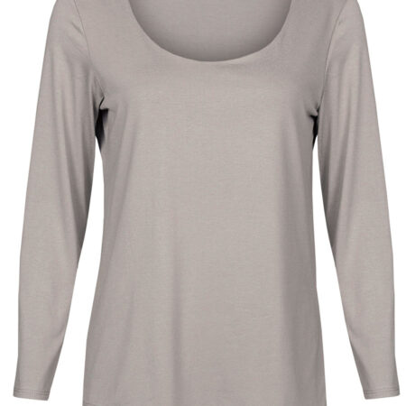 Shirt Viscose Taupe | Fashionize