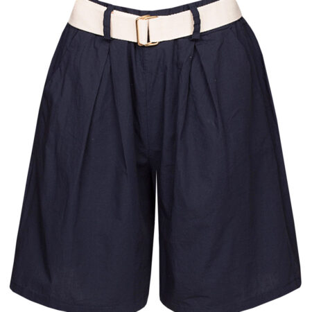 Short Katoen Donkerblauw | Fashionize