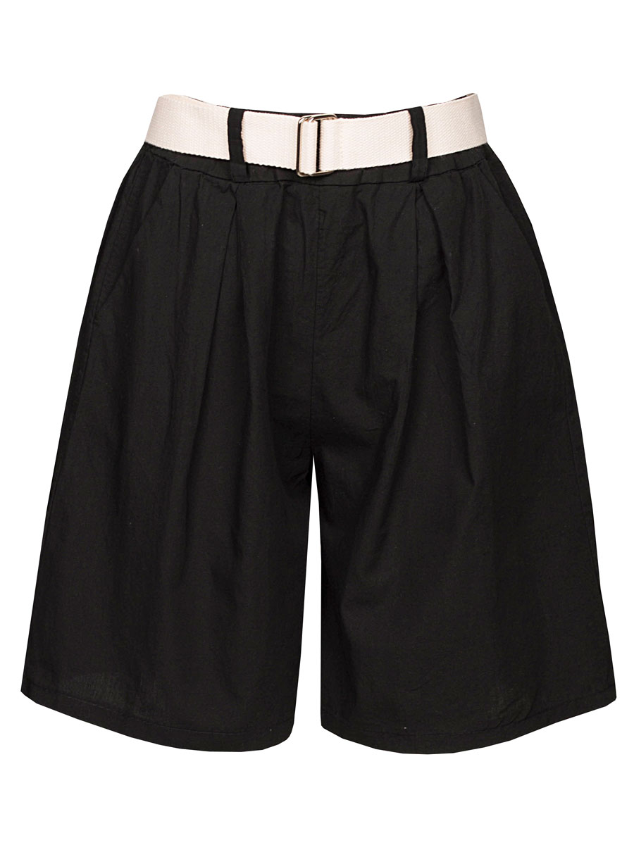 Short Katoen Zwart | Fashionize