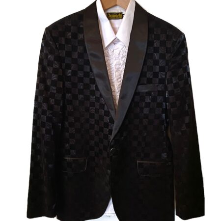 Show Jacket Check Black-50 | Fiftiesstore