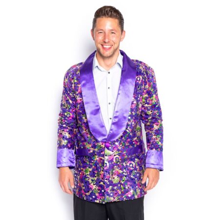 Show Jacket Purple / Multicolor with glitters-M | 46% korting | Tabi's