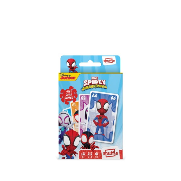 Shuffle 4-in-1 Spidey - Kaartspel | Disney