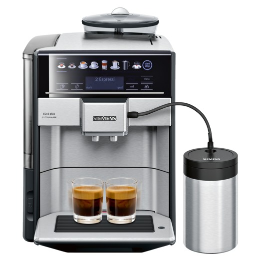 Siemens EQ.6 PLUS TE657F03DE Volautomaat Zwart | Siemens