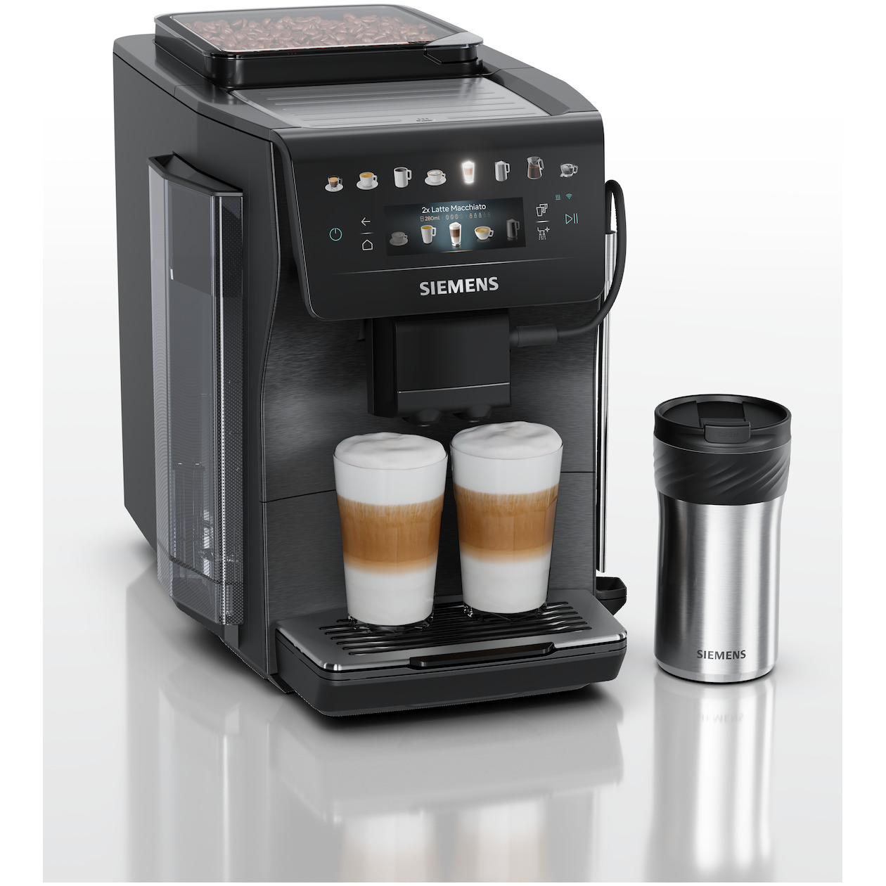 Siemens EQ600 iAroma TP607EF5 extraKlasse Volautomaat Zwart | Siemens