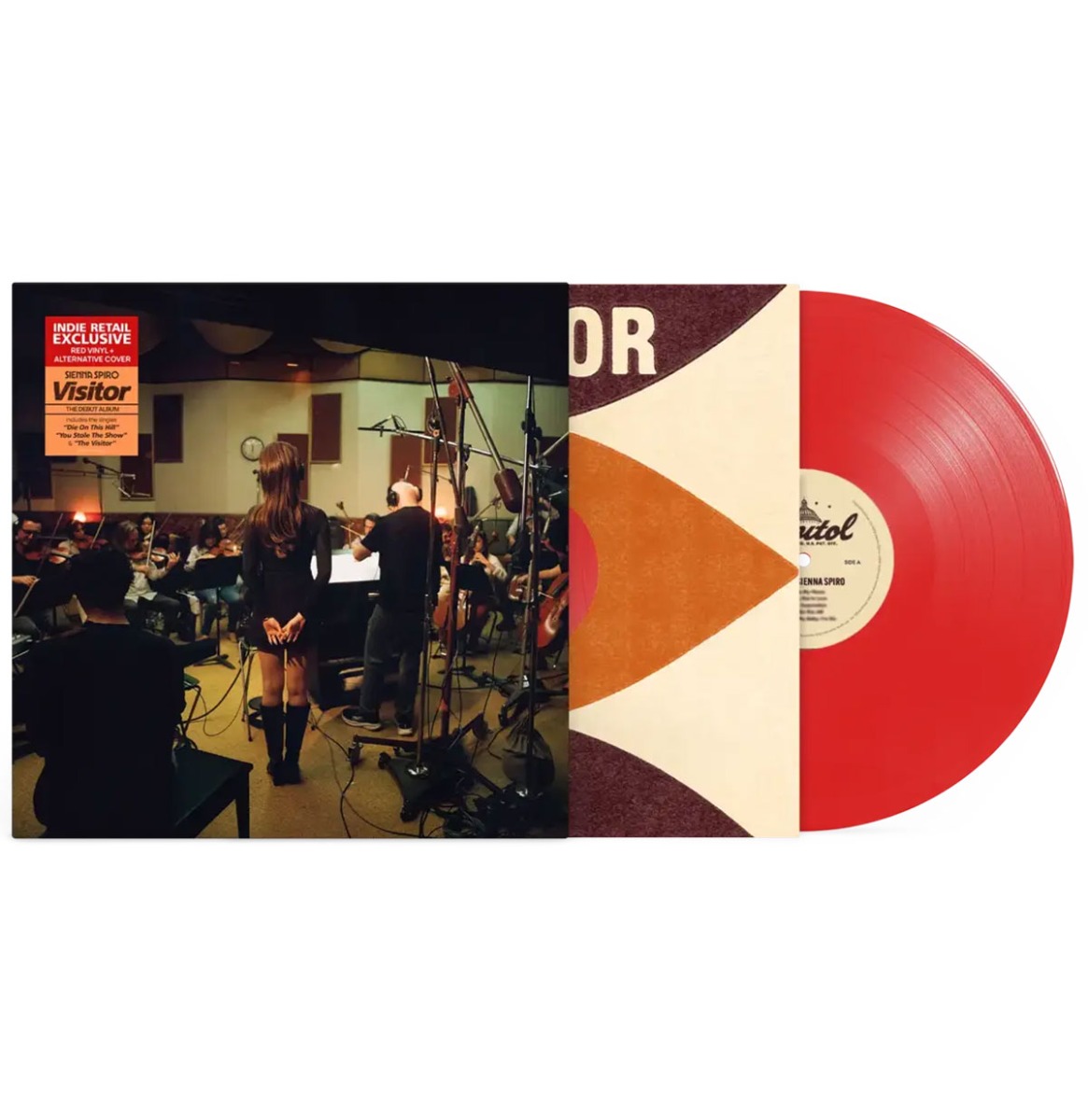 Sienna Spiro - Visitor (Alternatieve Hoes) (Rood Vinyl) (LP) | Fiftiesstore