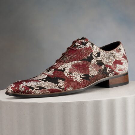 Silent Red Tsunami Lureaux - Handgemaakte Nette Schoenen Voor Heren | Lureaux