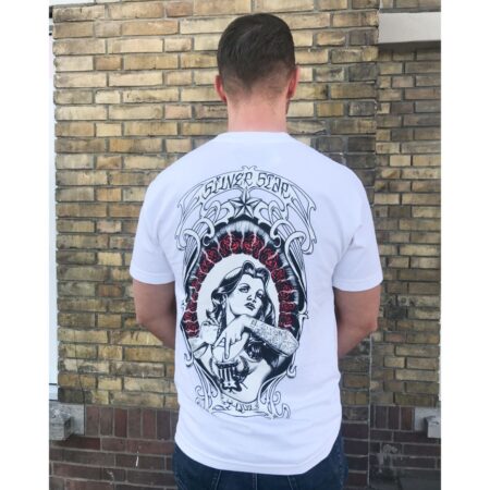 Silver Star Nineteen Ninety Three Mens T-shirt-L | 33% korting | Fiftiesstore