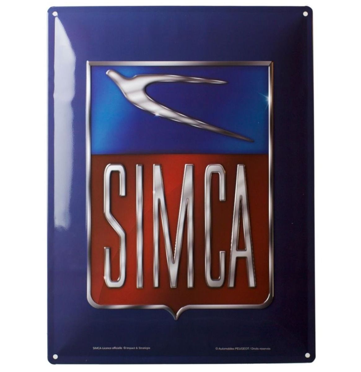 Simca Logo Metalen Bord 30 x 40cm | Renault