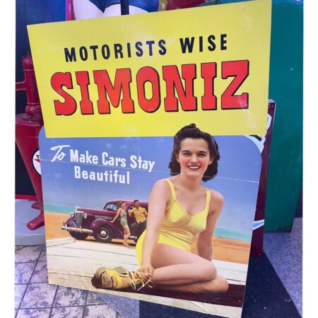 Simoniz Originele Kartonnen Display 90 x 65 cm | Fiftiesstore