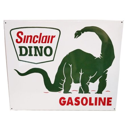 Sinclair Dino Gasoline Emaille Bord - 75 x 60cm | Sinclair