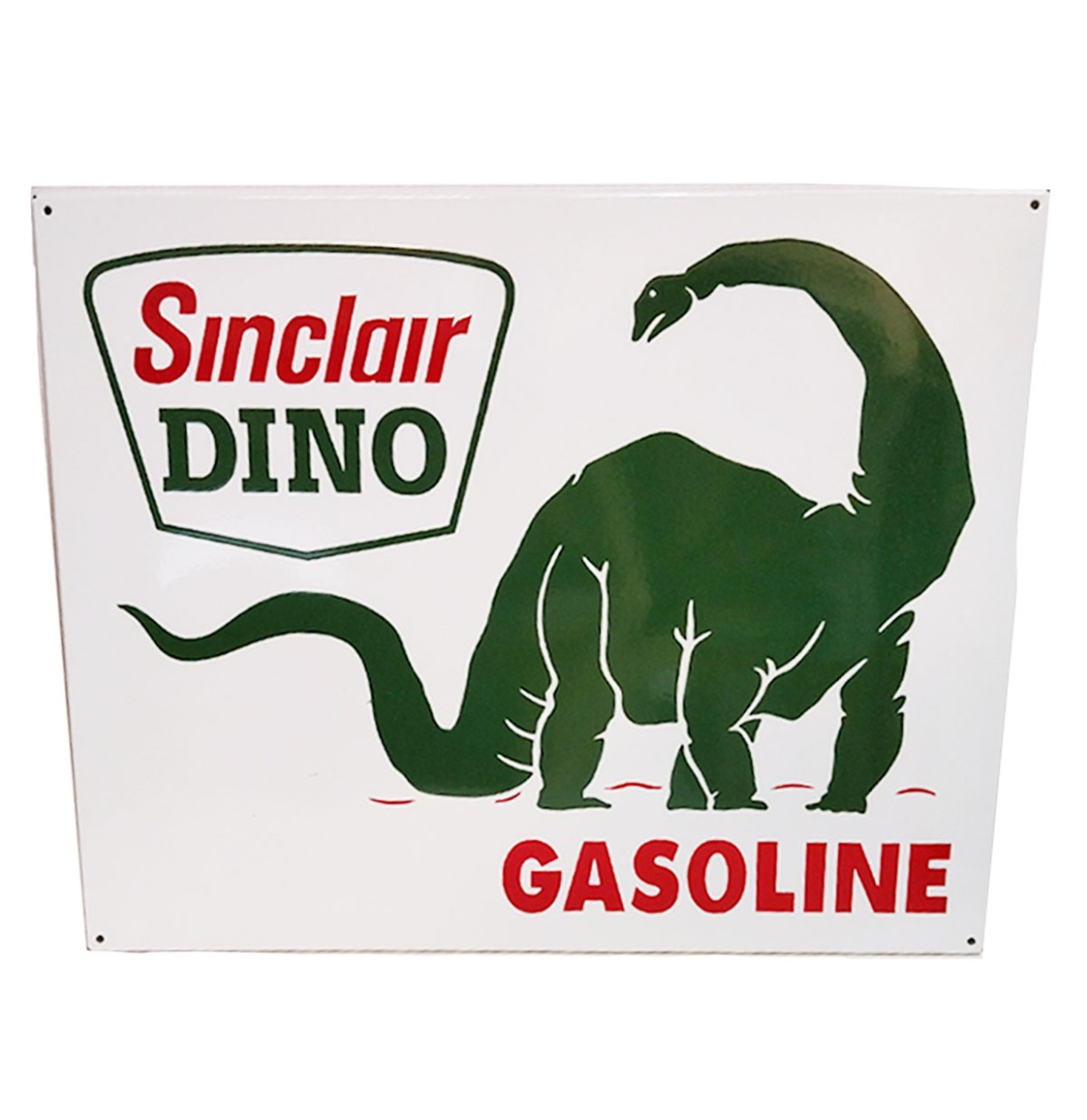 Sinclair Dino Gasoline Emaille Bord - 75 x 60cm | Sinclair