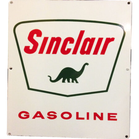 Sinclair Dino Gasoline Emaille logo bord