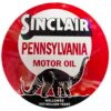 Sinclair Pennsylvania Motor Oil Emaille Bord - 50 cm ø | Sinclair