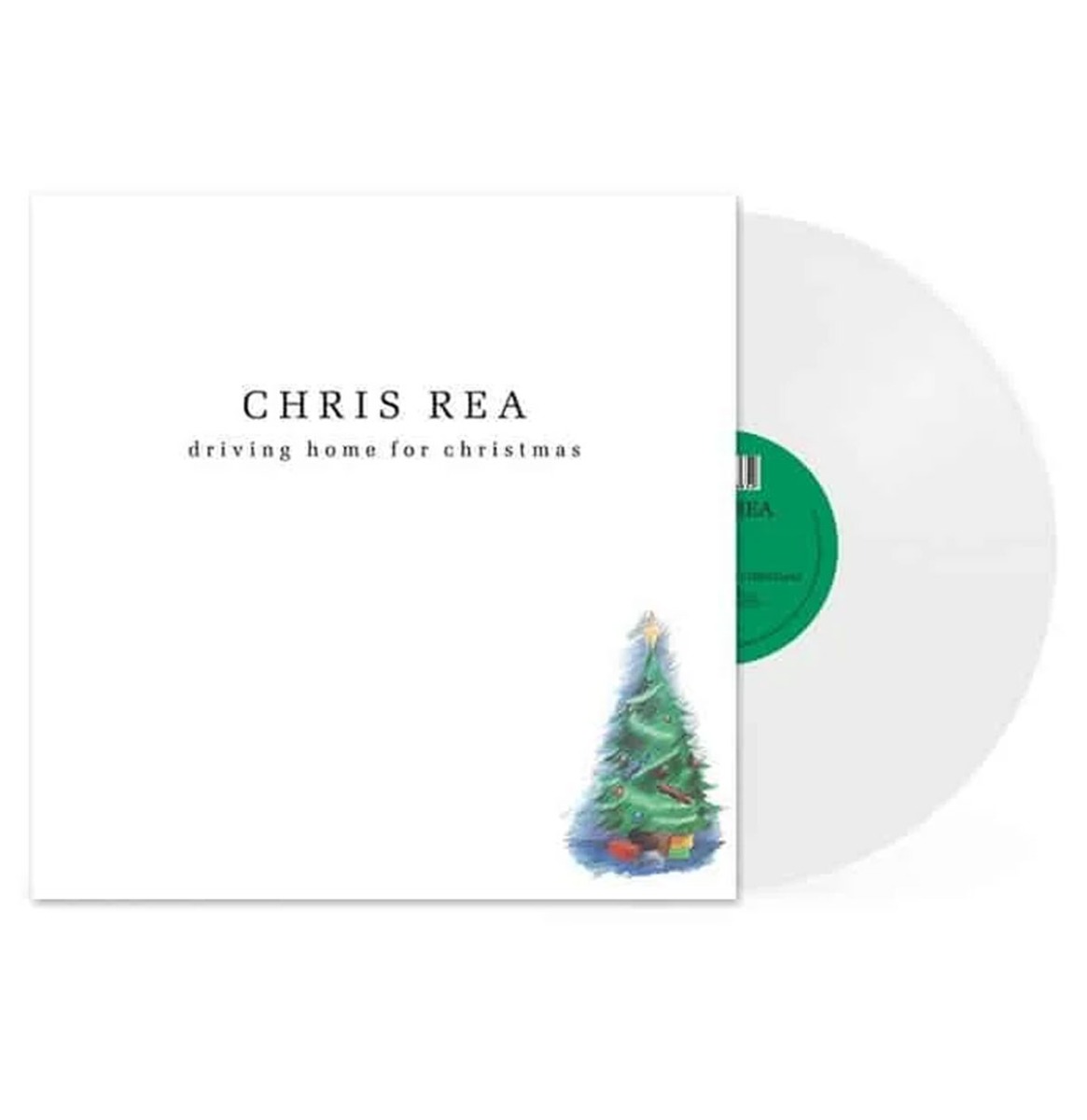 Single: Chris Rea - Driving Home For Christmas (Wit Vinyl) (LP) | Fiftiesstore
