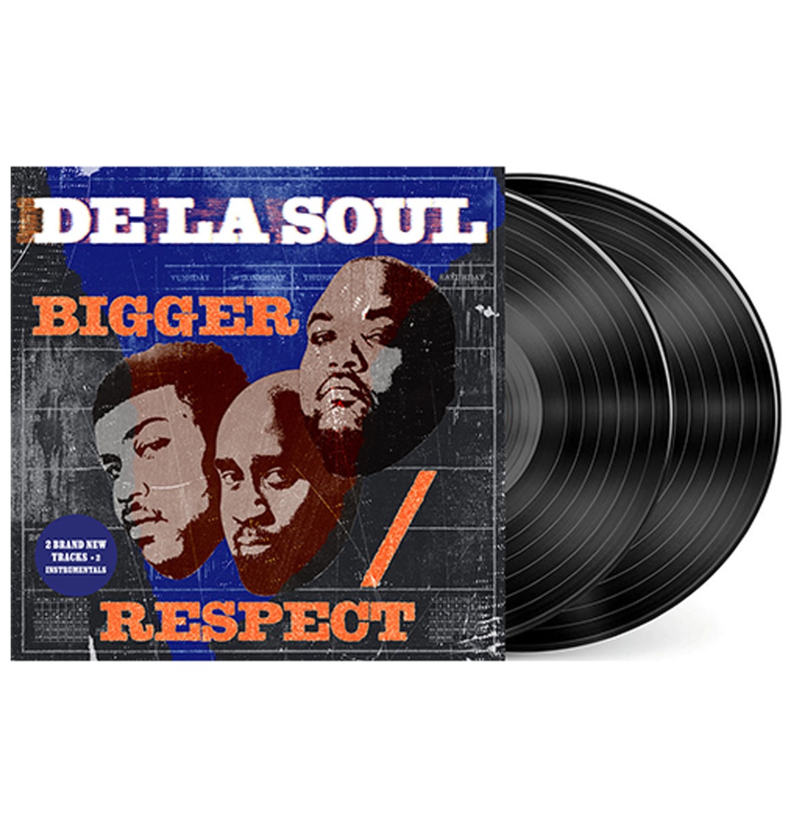 Single: De La Soul - Bigger/ Respect (2x 7" Vinyl) (Record Store Day 2025) (LP) | Fiftiesstore
