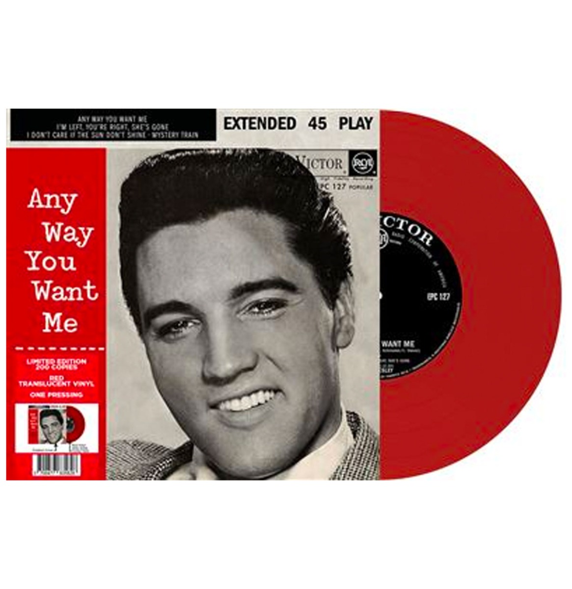 Single: Elvis Presley - Any Way You Want Me: South Africa (Rood Translucent Vinyl) (LP) | Elvis Presley