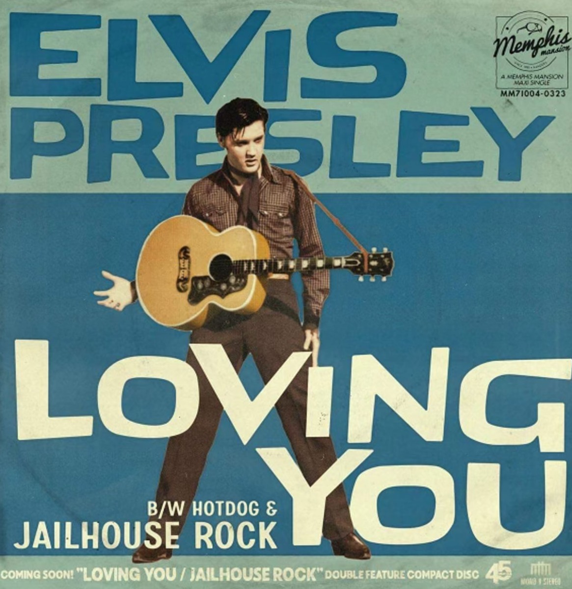 Single: Elvis Presley - Loving You/Hot Dog-Jailhouse Rock (LP) | Elvis Presley