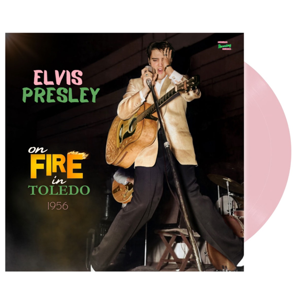 Single: Elvis Presley - On Fire In Toledo 1956 (Roze Vinyl) + CD (LP) | Elvis Presley