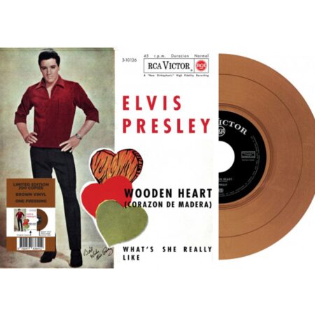 Single: Elvis Presley - Wooden Heart / What's She Really Like (Bruin Vinyl) (LP) | Elvis Presley