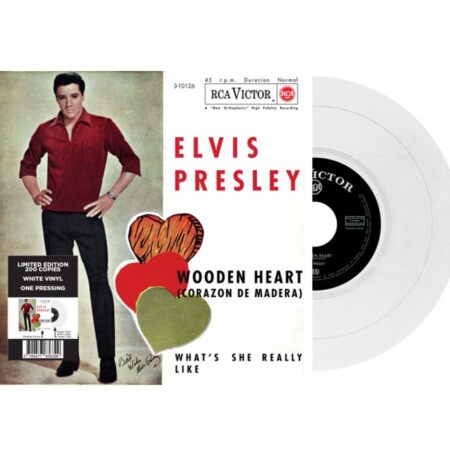 Single: Elvis Presley - Wooden Heart / What's She Really Like (Wit Vinyl) (LP) | Elvis Presley