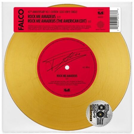 Single: Falco - Rock Me Amadeus (Goud Vinyl) (Record Store Day 2026) (LP) | Fiftiesstore