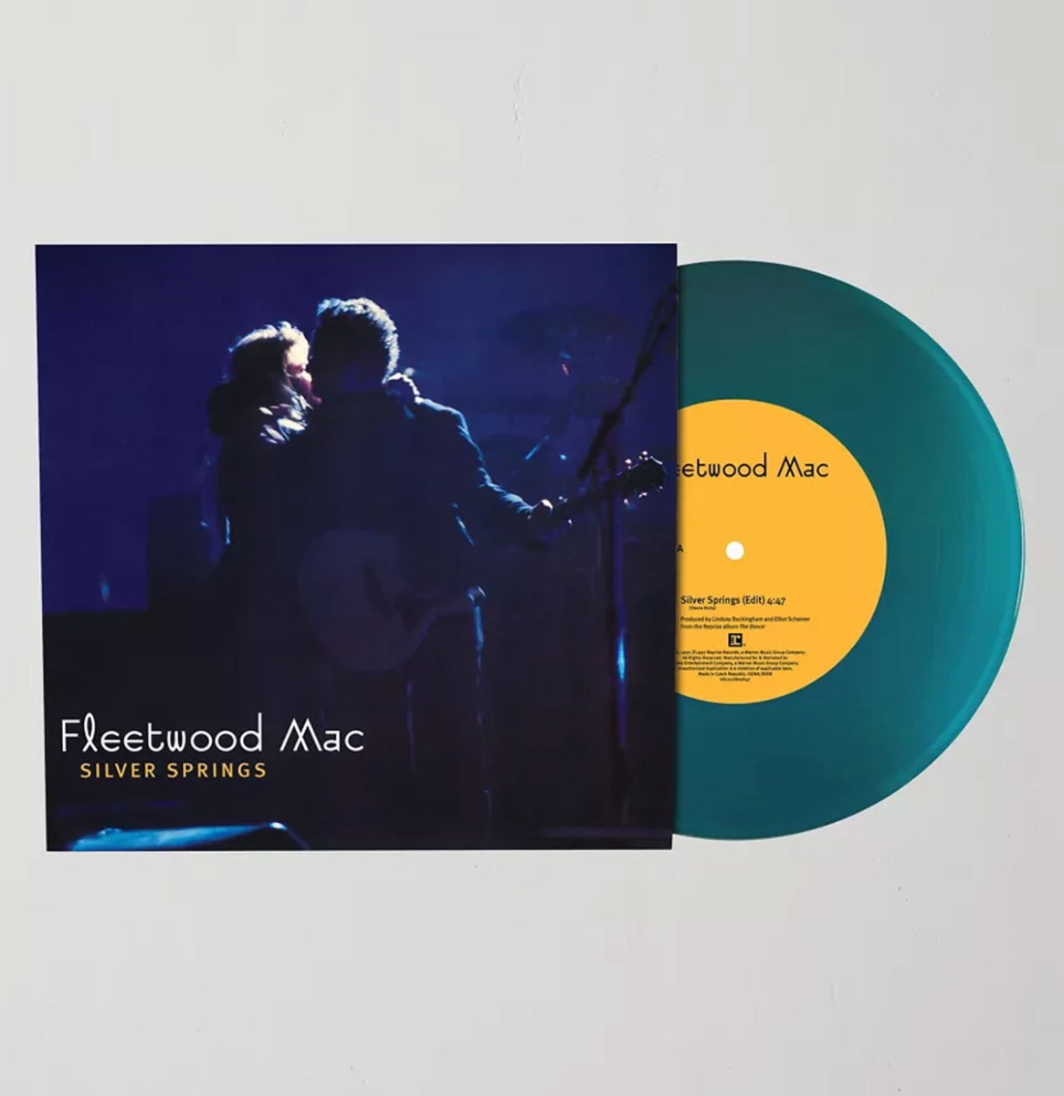 Single: Fleetwood Mac - Silver Springs (Live) / Go Your Own Way (Doorzichtig Zeeblauw) (Urban Outfitters Exclusief) (LP) | Fiftiesstore