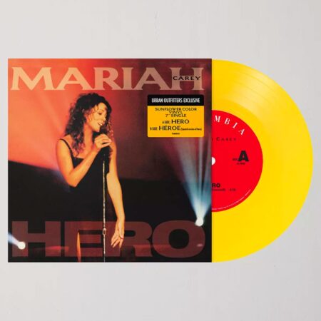 Single: Mariah Carey - Hero (Gekleurd Vinyl) (Urban Outfitters Exclusief) (LP) | Fiftiesstore