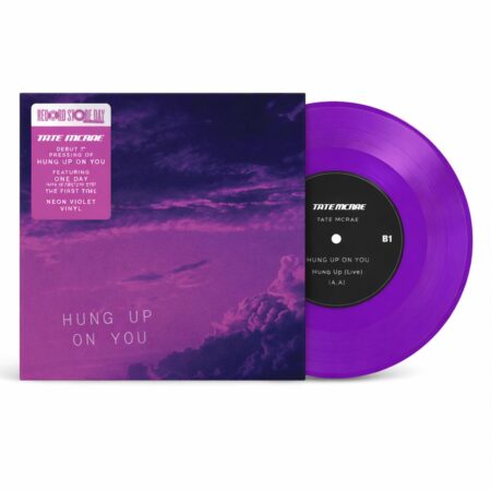 Single: Tate McRae - Hung Up On You / One Day: Live (Neon Violet Vinyl) (Record Store Day 2026) (LP) | Fiftiesstore