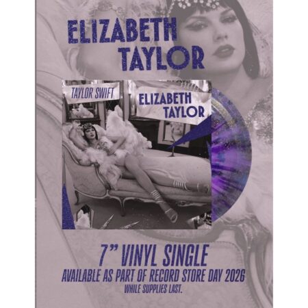 Single: Taylor Swift - Elizabeth Taylor (Violet Glitter Vinyl) (Record Store Day 2026) (LP) | Fiftiesstore