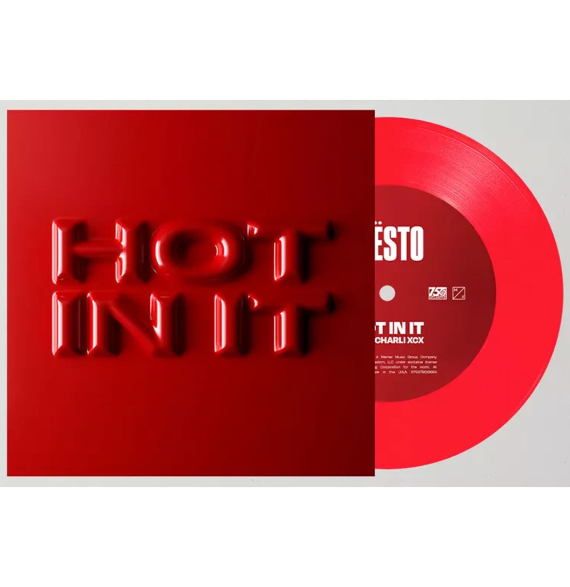 Single: Tiësto & Charli XCX - Hot In It (Gekleurd Vinyl) (Urban Outfitters Exclusief) | 17% korting (LP) | Fiftiesstore