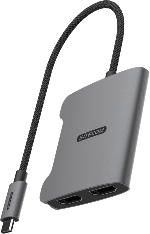Sitecom USB-C naar Dual HDMI Adapter