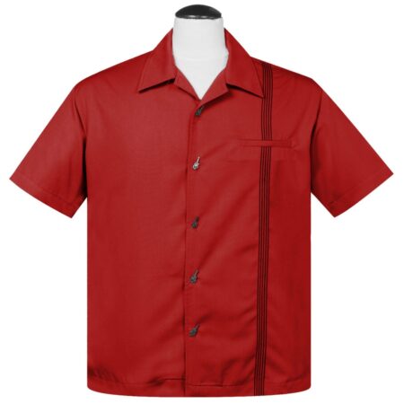 Six String Shirt Red-XXXL | 20% korting | Steady Clothing