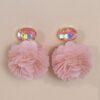 Sixties Oorbellen Roze | Fiftiesstore