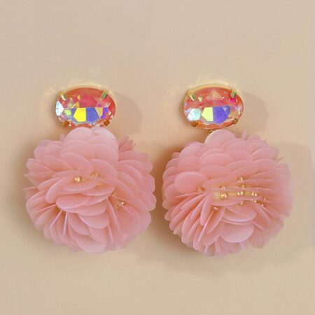 Sixties Oorbellen Zalm | Fiftiesstore
