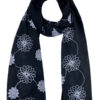 Sjaal Bloemen Zwart | Fashionize