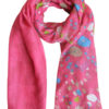 Sjaal Bloemetjes Roze | Fashionize