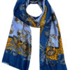 Sjaal Bloesemtak Blauw | Fashionize