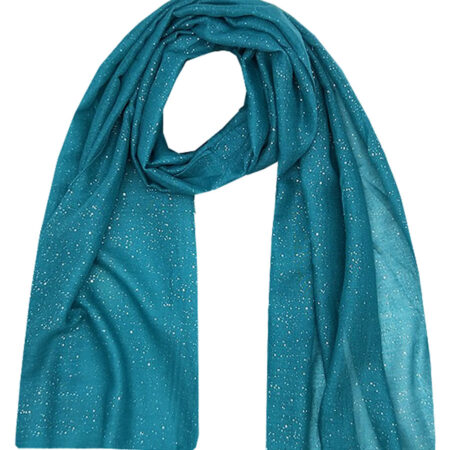 Sjaal Glitter Petrol | Fashionize