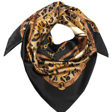 Sjaal Leopard Chains | Fashionize
