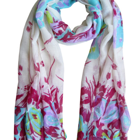 Sjaal Vlinders Lila | Fashionize
