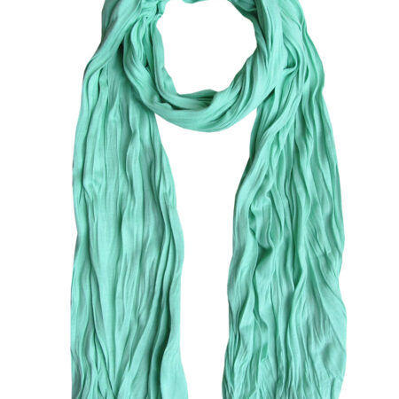 Sjaal Wrinkled Mint | Fashionize